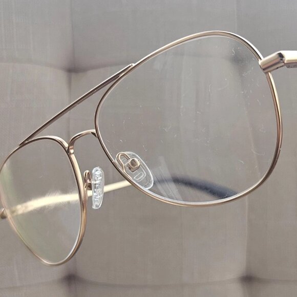 Look Optic Men Eyeglasses Frame Gold Tone COOPER LR85P +2.5 56[]16 140 - Picture 2 of 13